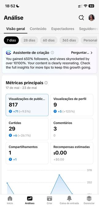 TikTok analytics