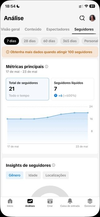 TikTok seguidores